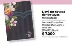 Natura creer ver mini anotador oferta