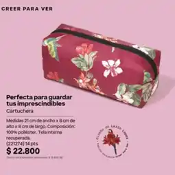 Natura Creer para ver cartuchera oferta