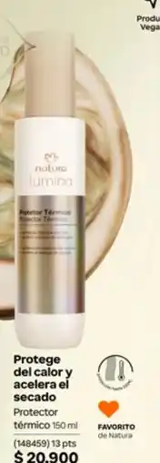 Natura Protege del calor y acelera el secado oferta
