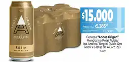 La Anonima Andes origen cerveza oferta