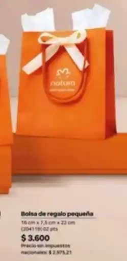 Natura Natura bolsa de regalo pequeña oferta