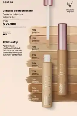 Natura Una corrector cobertura extrema oferta