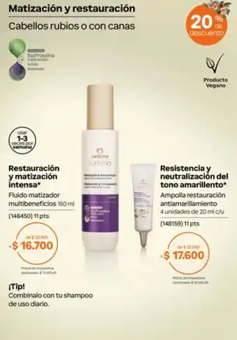 Natura lumina fluido matizador multibeneficios
