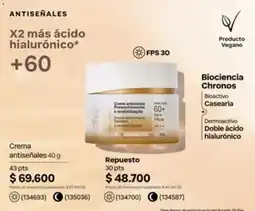 Natura Crema antisenales oferta