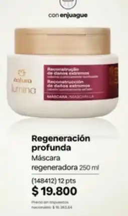 Natura Natura lumina máscara regeneradora oferta