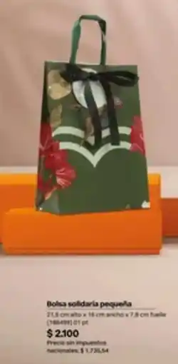 Natura Bolsa solidaria pequeña oferta