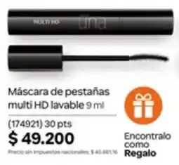 Natura Una mascara de pestañas multi hd lavable oferta