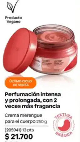 Natura Salvador crema merengue para el cuerpo oferta