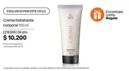 Natura Eros crema hidratante corporal oferta