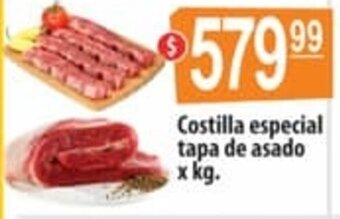 Autoservicio Capo Costilla especial tapa de asado x kg. oferta