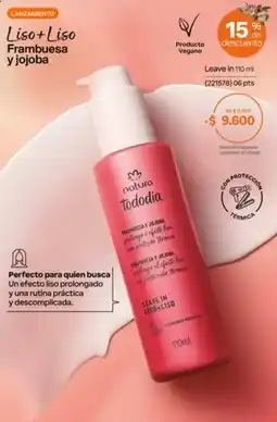 Natura Natura tododia Liso+Liso Frambuesa y jojoba oferta
