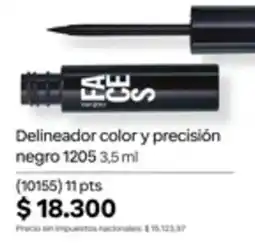 Natura Faces delineador color y precision negro oferta