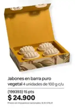 Natura Jabones en barra puro vegetal oferta