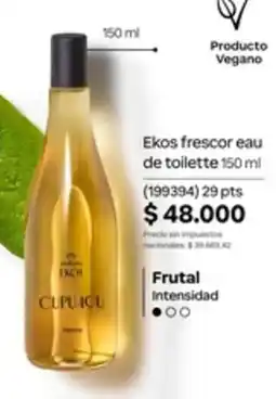 Natura Ekos frescor eau de toilette oferta