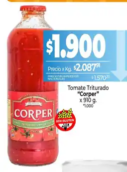 La Anonima Corper tomate triturado oferta