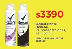 Supermercados Vea Rexona desodorante oferta
