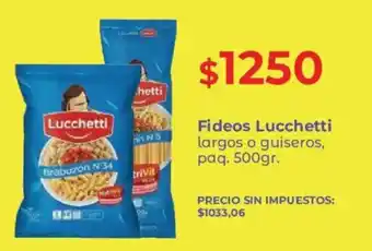 Lucchetti fideos largos o guiseros