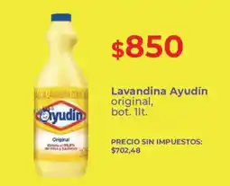 Supermercados Vea Ayudín lavandina original oferta