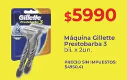 Supermercados Vea Gillette Máquina Prestobarba 3 oferta