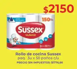 Supermercados Vea Sussex rollo de cocina clásico oferta