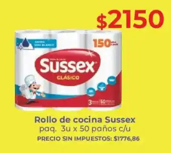 Sussex rollo de cocina clásico