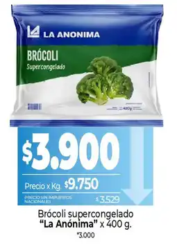 La Anonima La anonima brócoli supercongelado oferta
