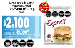 La Anonima Paty medallones de carne vacuna oferta