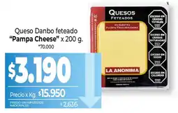La Anonima La anonima queso danbo feteado pampa cheese oferta