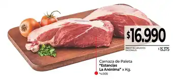 Estancias la anónima carnaza de paleta