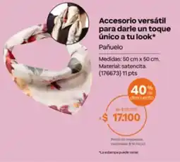 Natura Pañuelo oferta
