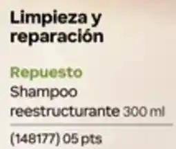 Natura Repuesto shampoo reestructurante oferta