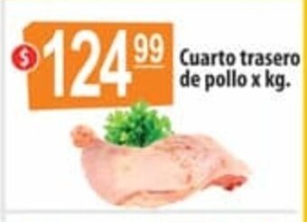 Autoservicio Capo Cuarto trasero de pollo x kg. oferta
