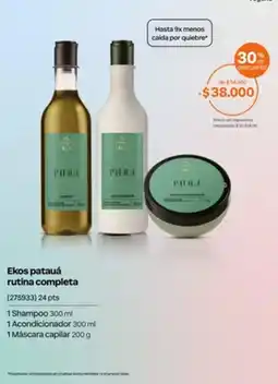 Natura Ekos patauá rutina completa oferta