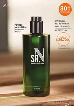 Natura Sr. N sr. n clásico eau de toilette masculino oferta