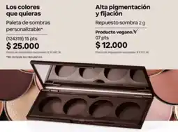 Natura Paleta de sombras personalizable oferta
