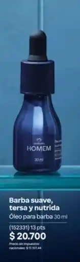 Natura Nobium óleo para barba oferta