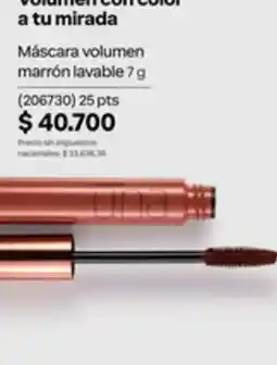 Natura Una mascara volumen marron lavable oferta