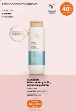 Natura Lumina shampoo reequilibrante oferta