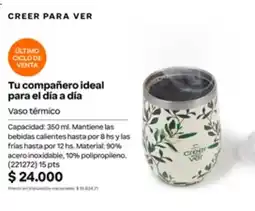 Natura Creer para ver vaso térmico oferta