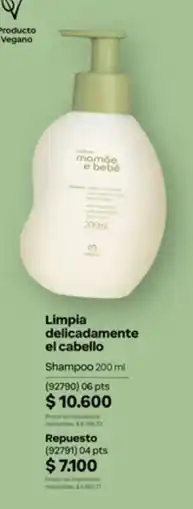 Natura Limpia delicadamente el cabello oferta