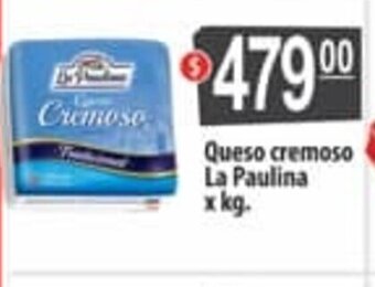 Autoservicio Capo La Paulina Queso cremoso x kg. oferta