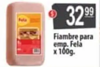 Autoservicio Capo Fela Fiambre para emp. x 100g oferta