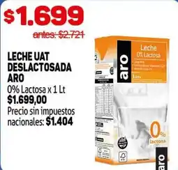 Makro Aro leche uat deslactosada oferta