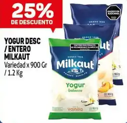 Makro Milkaut yogur desc / entero oferta
