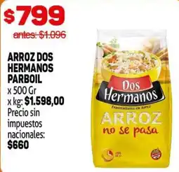 Makro Dos Hermanos arroz oferta