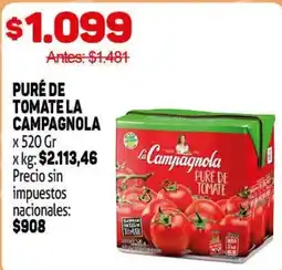 Makro La campagnola puré de tomate oferta