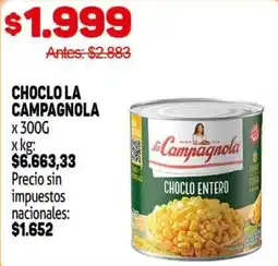 Makro La campagnola choclo entero oferta