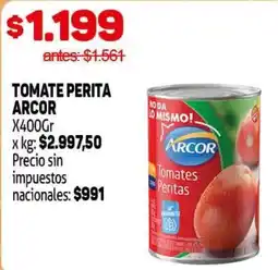 Makro Arcor tomate perita oferta