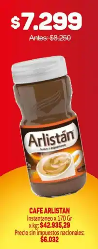 Makro Arlistán cafe instantaneo oferta