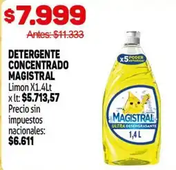 Makro Magistral detergente concentrado limon oferta